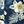 Navy White Floral
