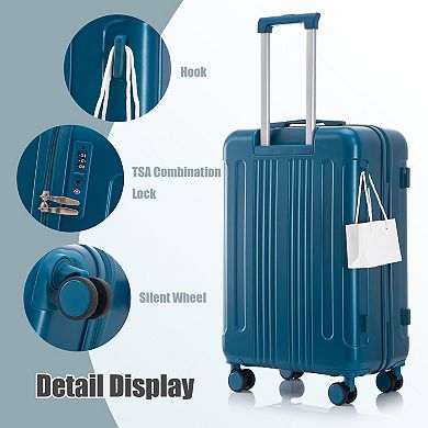Merax Hardside Luggage Set with 360° Silent Spinner Wheels