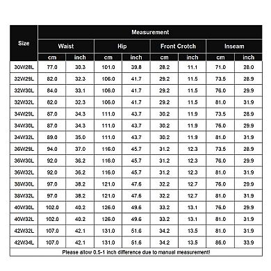 COOFANDY Men Straight Leg Dress Pant Lightweight Elastic Waist Pant with Pockets