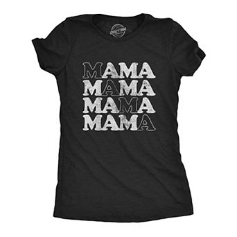 Womens Mama T Shirt Funny Mother's Day Mommy Graphic Mum Novelty Tee