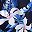 Blue Black White
