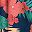 Red Blue Teal