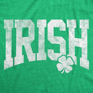 Womens Funny T Shirts Irish Collegiate Sarcastic St Patricks Day Tee For Ladies