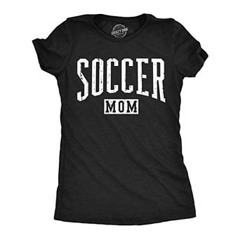Womens Funny T Shirts Soccer Mom Sarcastic Mothers Day Gift Tee For Ladies