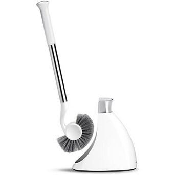 Toilet Brush with Caddy Stainless Steel Design