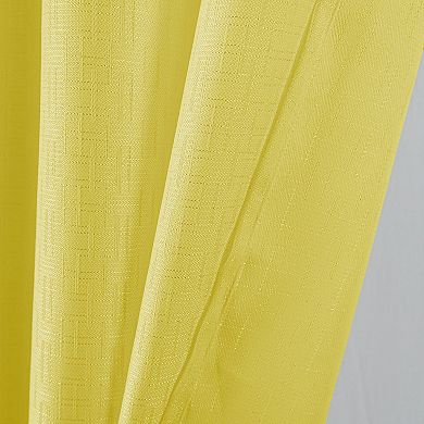 100% Polyester 140 GSM Sedona Jacquard Grommet Curtain Panel