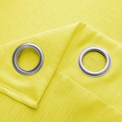100% Polyester 140 GSM Sedona Jacquard Grommet Curtain Panel