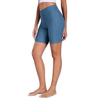 Ekouaer Women Board Shorts Swim Shorts Cross Waist Beach Surf Swimwear Bottoms with Pocket