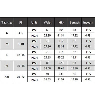 Women's Shorts with Belt - Ruffled High Waisted Elastic A-Line Casual Summer Shorts