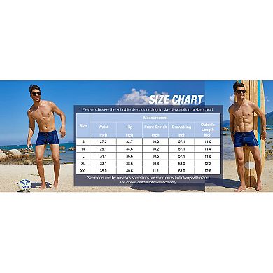 COOFANDY Men' Square Leg Swim Briefs Athletic Quick Dry Bathing Suit Square Leg Board Short
