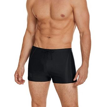 COOFANDY Men' Square Leg Swim Briefs Athletic Quick Dry Bathing Suit Square Leg Board Short