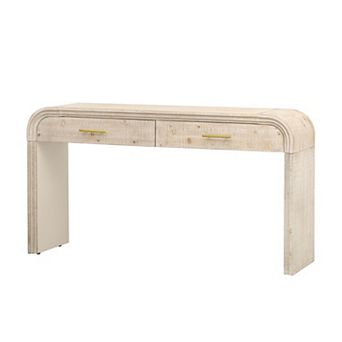 KWPZQEB Retro Antique Unique Console Table with 2 Top Drawers for Entrance, Living Room