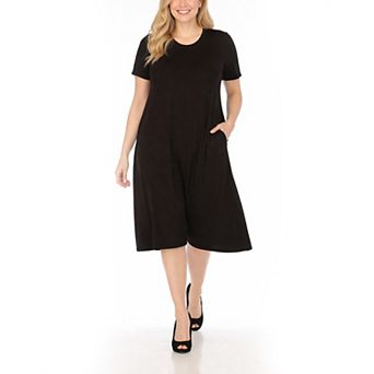 Women's Tee Swing Midi Dress