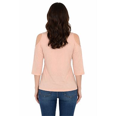 Women’s Casual Cold Shoulder Pullover Top