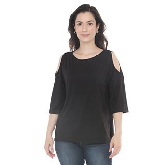 Women’s Casual Cold Shoulder Pullover Top