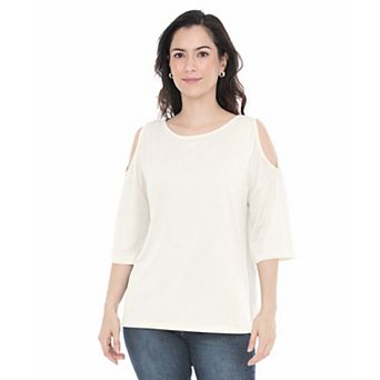 Women’s Casual Cold Shoulder Pullover Top