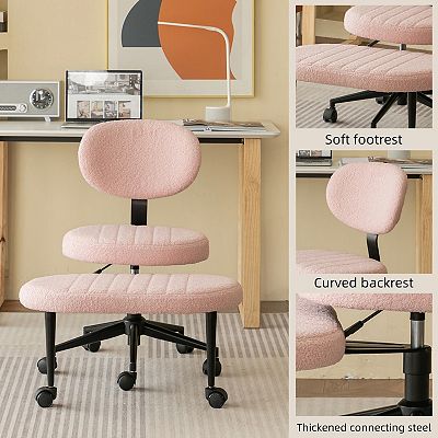 KWPZQEB Ergonomic Multi-Position Cross Legged Office Chair with