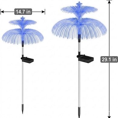 Solar Garden Lights Outdoor Waterproof 7 Color Changing, Summer decorations