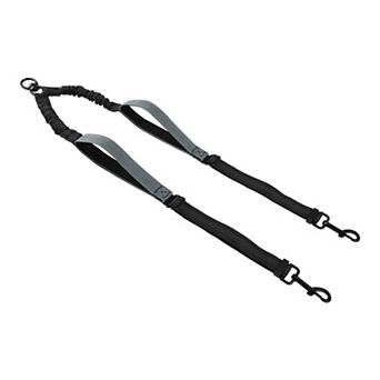 Double Dog Leash with Adjustable Long Rope and Dual Control Handles 1 pc