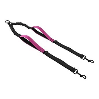 Double Dog Leash with Adjustable Long Rope and Dual Control Handles 1 pc
