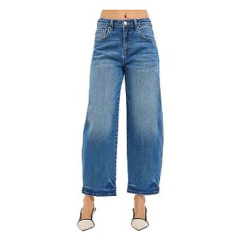 RISEN Slouchy Cropped Barrel Jeans