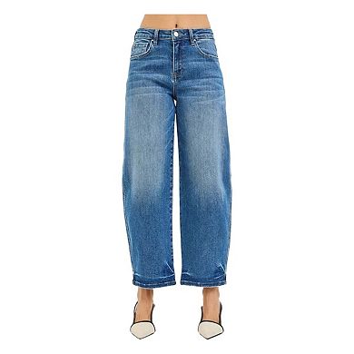 RISEN Slouchy Cropped Barrel Jeans