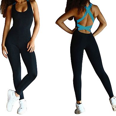 Women’s Yoga Gym Fitness Jumpsuit