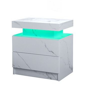 Dream bedside table, with LED lights, sofa cabinet, storage cabinet