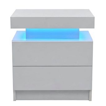Dream bedside table, with LED lights, sofa cabinet, storage cabinet