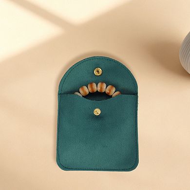 Double-sided Velour Button Pocket 1 Pc