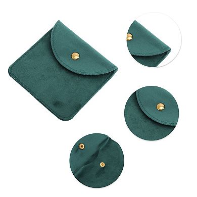 Double-sided Velour Button Pocket 1 Pc