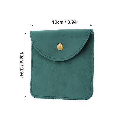 Double-sided Velour Button Pocket 1 Pc