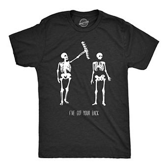 Mens Got Your Back Funny Halloween Skeleton Best Friend T shirt