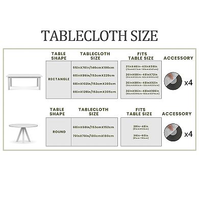 3D Floral Printed Tablecloth, Spring Table Decor, Polyester Table Cover, Durable And Washable