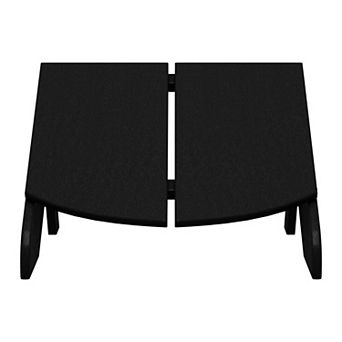 Modern HDPE Plastic Folding Patio Adirondack Ottoman