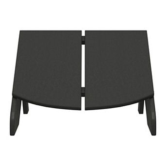 Modern HDPE Plastic Folding Patio Adirondack Ottoman