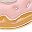 Cute Donut Pink Gold