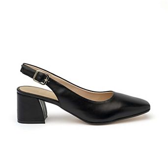 Pia Leather Slingback Pump (Women)