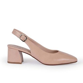Pia Leather Slingback Pump (Women)
