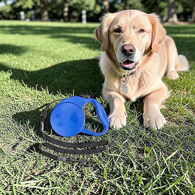 Compact Dog Leash with Lock Mechanism, Comfortable Grip