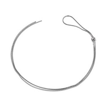 Adjustable Lariat Necklace with Sliding Ring Detail