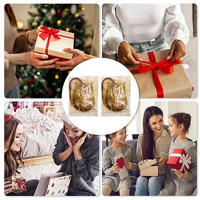 0.56 oz Raffia Grass Filler Shredded Paper Filler for Holiday 2Pcs