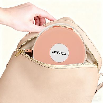 Round Single-Layer Multi-Function Jewelry Box Jewelry Organizer 1 Pc