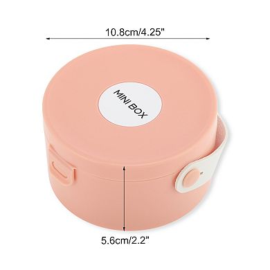 Round Single-Layer Multi-Function Jewelry Box Jewelry Organizer 1 Pc