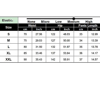 Women's Layered Wide Leg Boho Short Elastic High Waist Summer Casual Flowy Swing Solid Pants