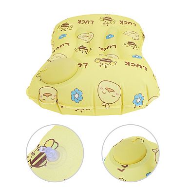 Pump-action Inflatable Camping Pillow for Travel and Office Use 1Pc