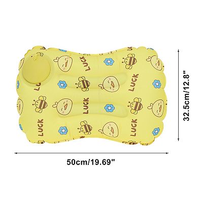 Pump-action Inflatable Camping Pillow for Travel and Office Use 1Pc