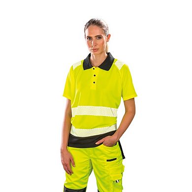 Result Genuine Womens/Ladies Safety Polo Shirt
