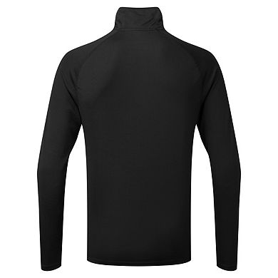 TriDri Mens Performance Quarter Zip Long-Sleeved Sweatshirt