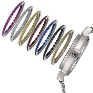 Peugeot Womens Watch Gift Set with Seven Changeable Bezels